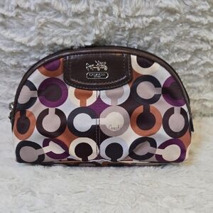 Coach Multicolor Signature Cosmetic Bag